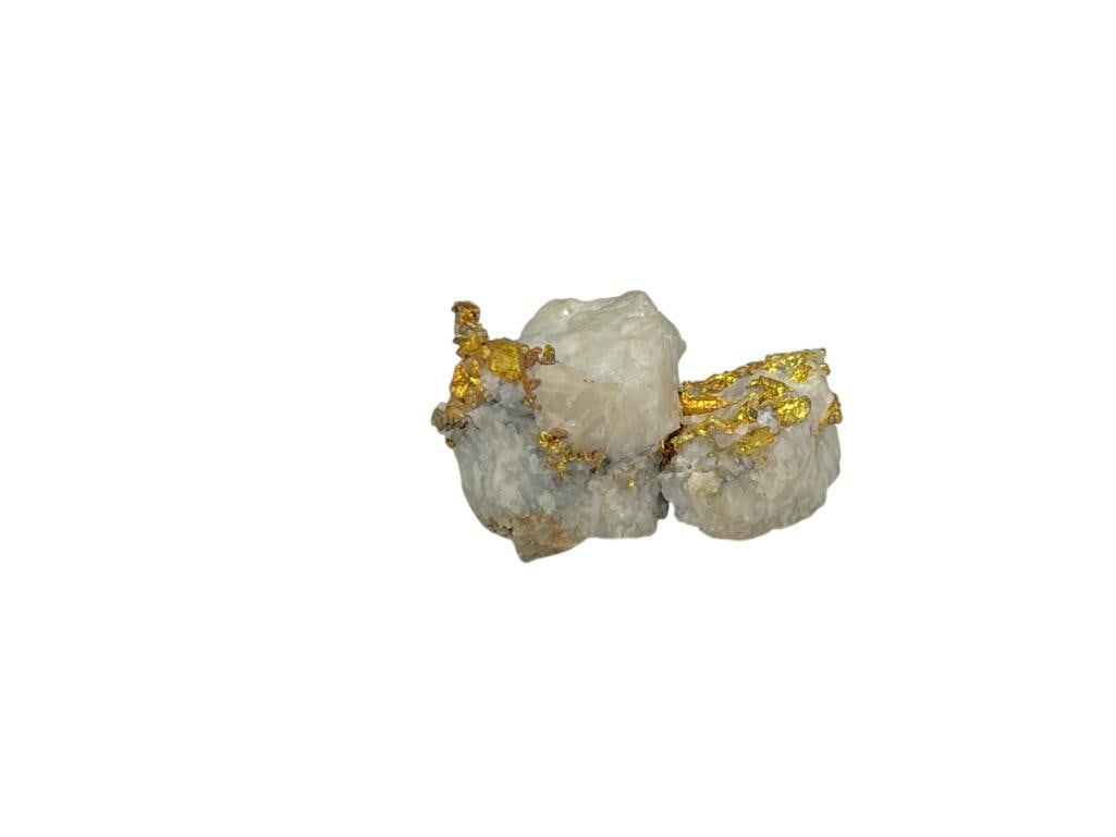 IMPRESSIVE CRYSTALINE GOLD AND QUARTZ NATURAL SPECIMEN (1 of 7)
