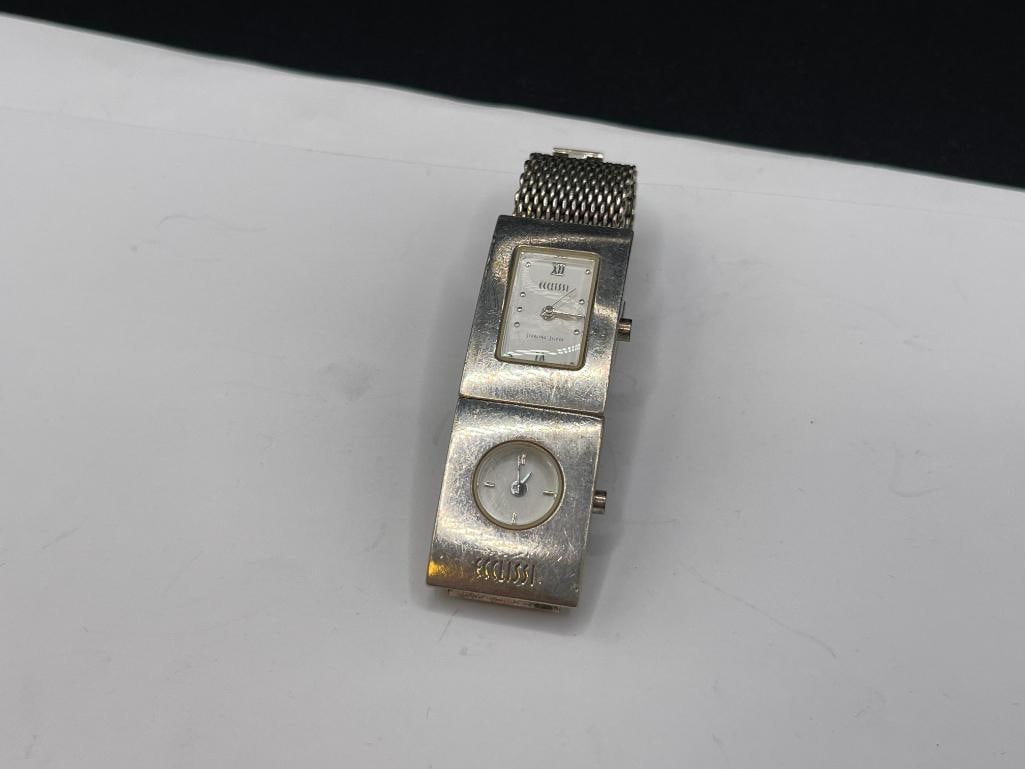 ECCLISSI MESH BAND STERLING SILVER WRISTWATCH BRACELET - 2