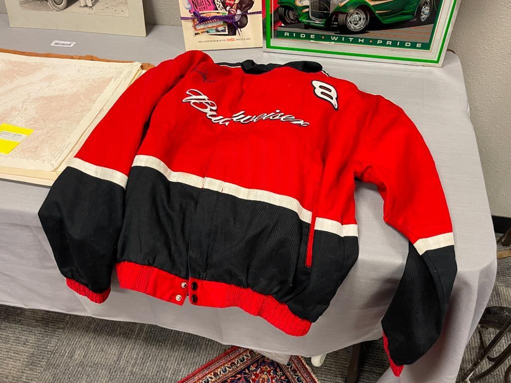 WINNERS CIRCLE BUDWEISER DALE EARNHARDT JR NASCAR STYLED SPONSOR JACKETS - 2