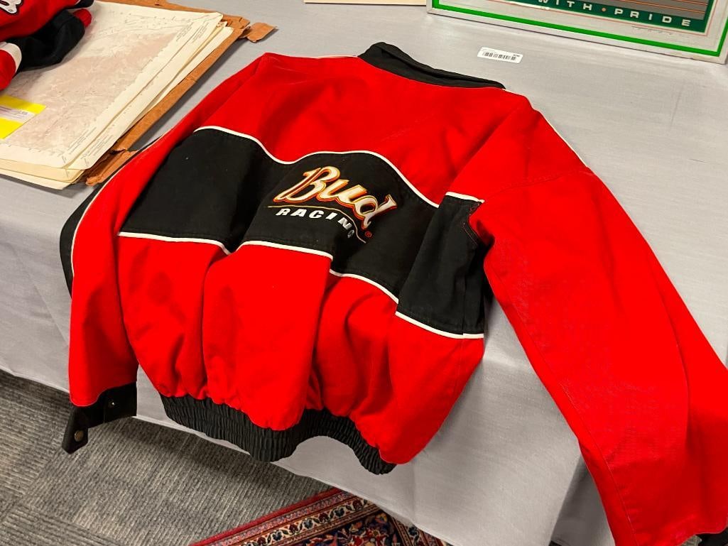 WINNERS CIRCLE BUDWEISER DALE EARNHARDT JR NASCAR STYLED SPONSOR JACKETS - 7