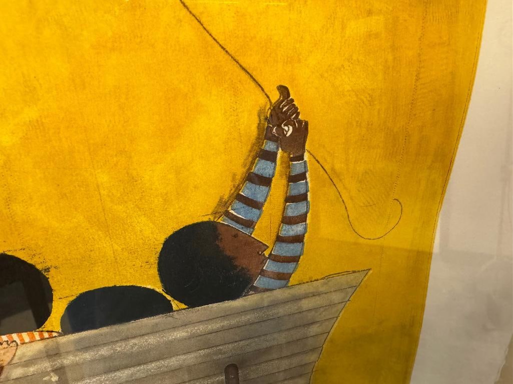 GRACIELDA RODO BOULANGER RENOWN BOLIVIAN ARTIST LIMITED EDITION PRINT TITLED KITE OR KITE FLYER - 8