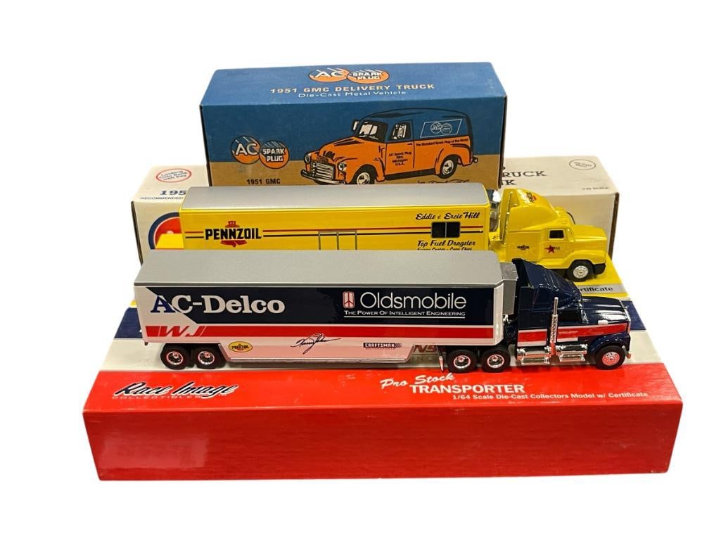 1/64 AND 1 /25 DIE-CAST MODEL COIN BANKS AND TRANSPORTERS (1 of 3)