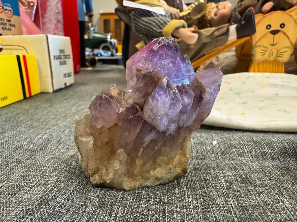 CITRINE AND AMETHYST QUARTZ CRYSTAL CLUSTERS - 4