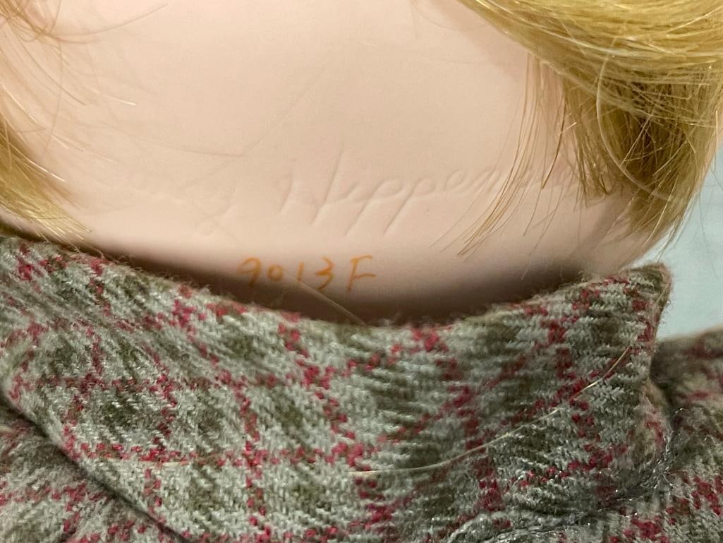 FIVE PORCELAIN DOLLS WITH OUTFITS AND ACCESORIES - 16