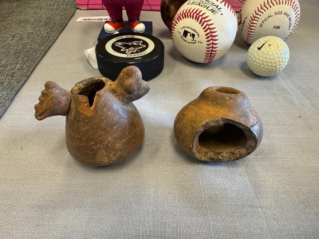 ANCIENT PRE-COLUMBIAN POTTERY VESSELS POSSIBLY FROM THE MOCHE CULTURE OF PERU - 2
