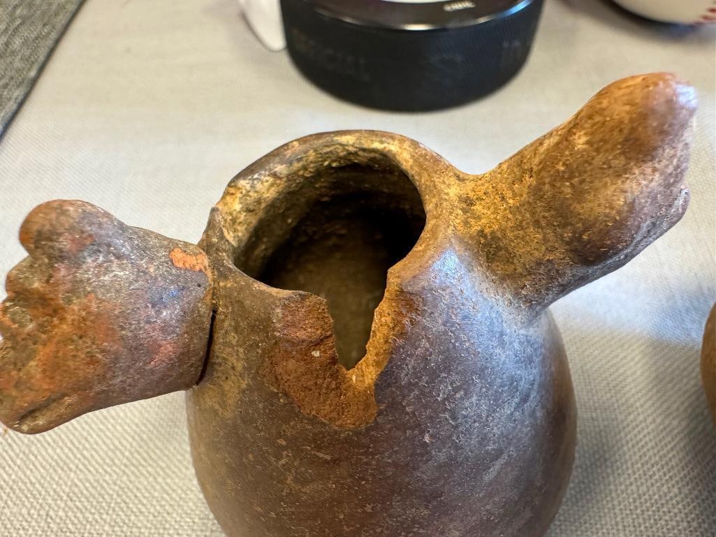 ANCIENT PRE-COLUMBIAN POTTERY VESSELS POSSIBLY FROM THE MOCHE CULTURE OF PERU - 6