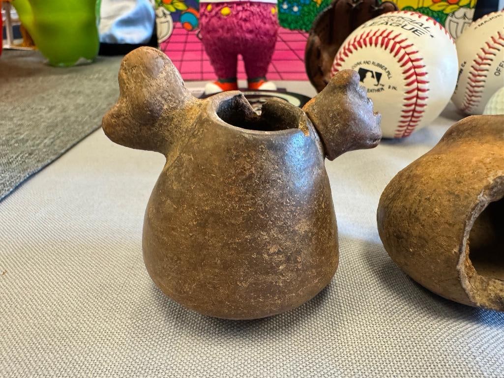 ANCIENT PRE-COLUMBIAN POTTERY VESSELS POSSIBLY FROM THE MOCHE CULTURE OF PERU - 8