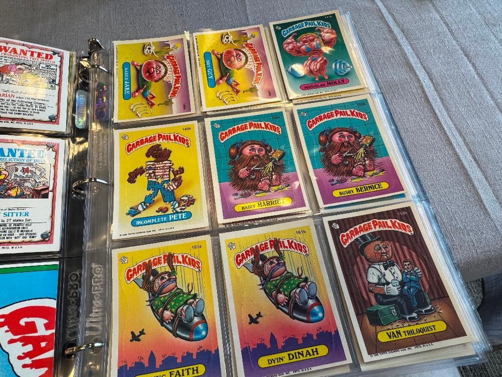 1986 GARBAGE PAIL KIDS SERIES 1-5 2021 TOPPS CHROME SERIES 4 & 5 COLLECTOR STICKER CARDS - 12