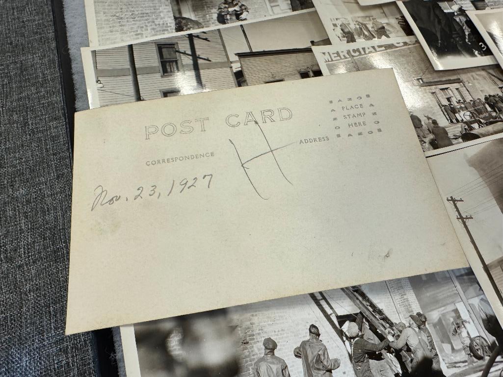 ANTIQUE BLACK AND WHITE ELY, NV FIRE PHOTOS CIRCA NOV. 1927 CAMPTON COMMERCIAL CO. - 4