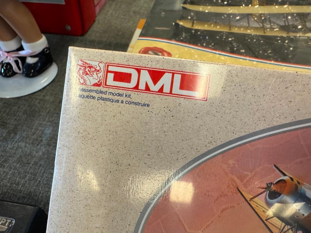 SIX AIRCRAFT MODEL KITS AIRFIX, MONOGRAM, DML, HOBBY BOSS, 1/72 AND 1/48 SCALE - 10