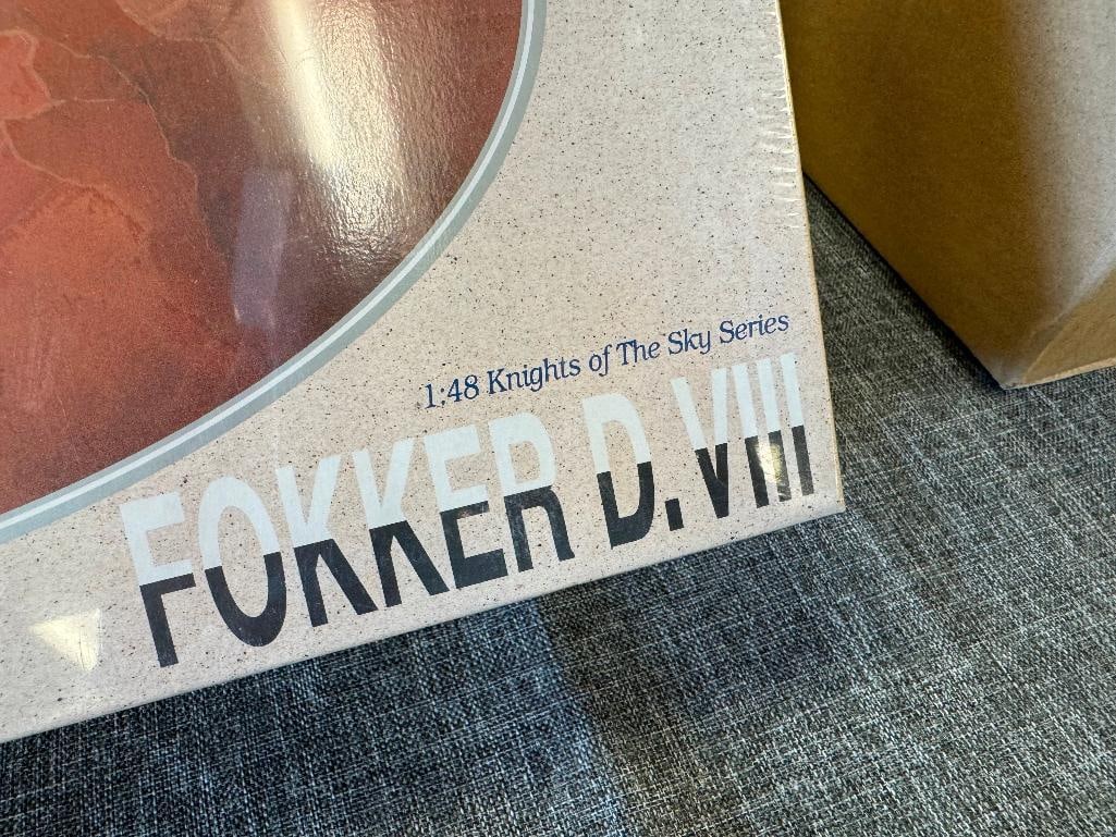 SIX AIRCRAFT MODEL KITS AIRFIX, MONOGRAM, DML, HOBBY BOSS, 1/72 AND 1/48 SCALE - 9