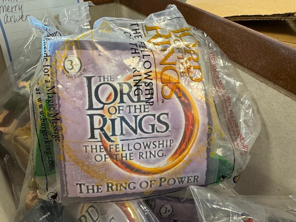 2000 LORD OF THE RINGS BURGER KING HAPPY MEAL TOYS ALL SEALED - 5