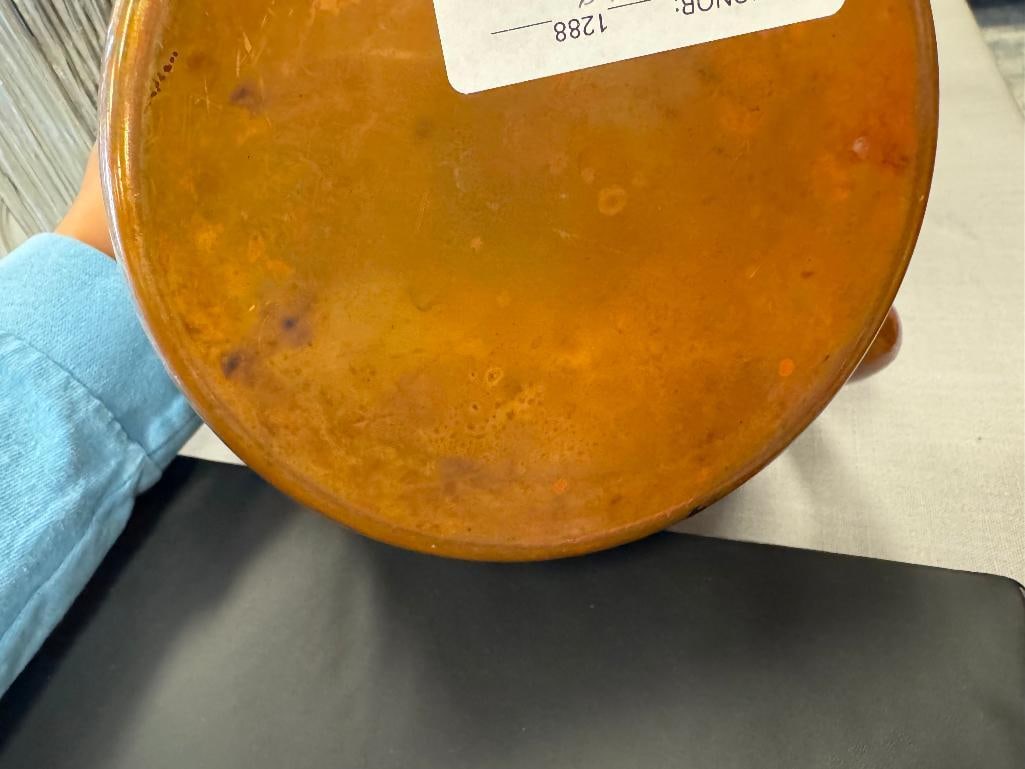 20TH CENTURY COPPER TEA KETTLE WITH BRASS HANDLE - 7