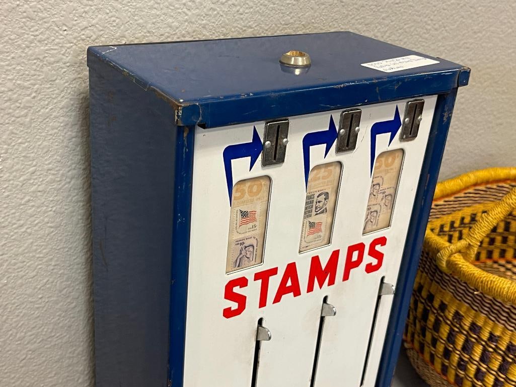 VINTAGE SHIPMAN MFG. CO STAMP VENDING / DISPENSING MACHINE - 2