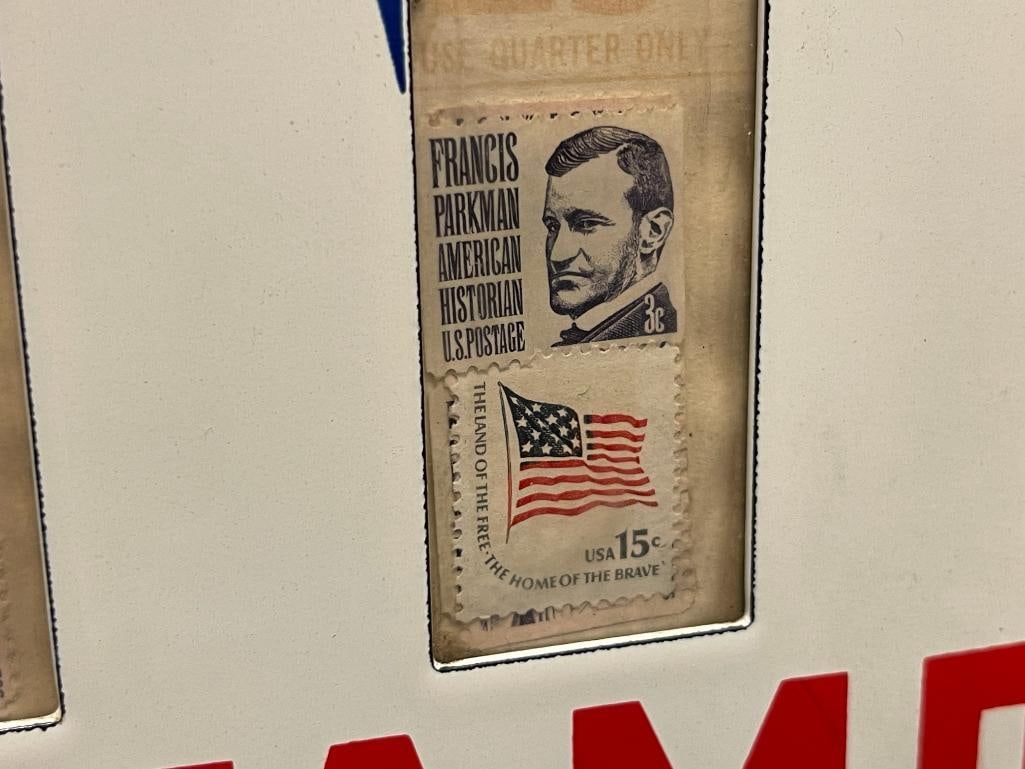 VINTAGE SHIPMAN MFG. CO STAMP VENDING / DISPENSING MACHINE - 4