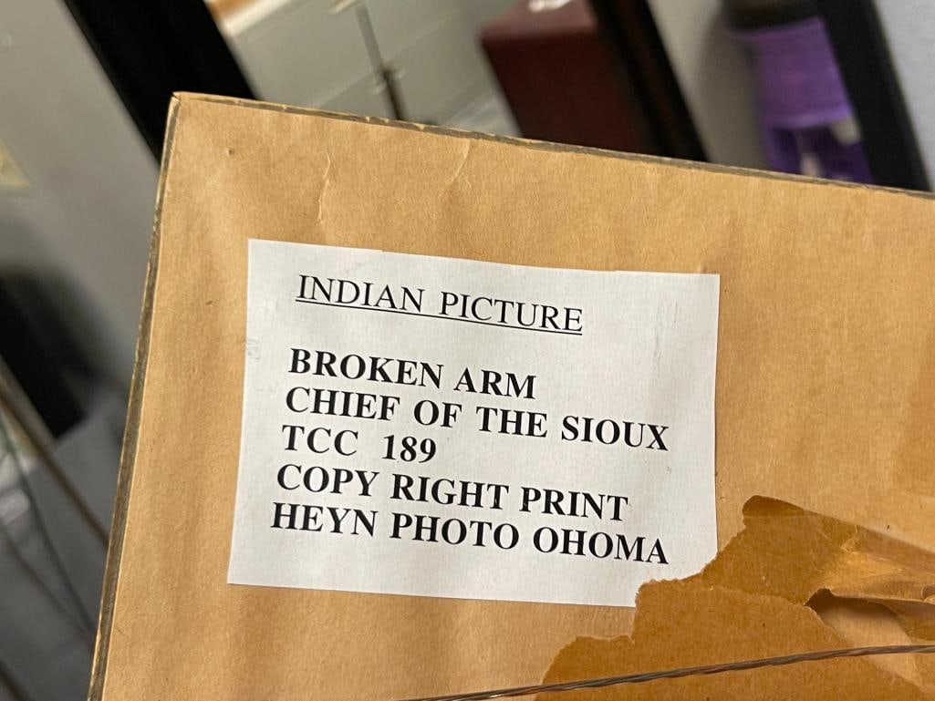 HERMAN HEYN COPYRIGHT COLOR LITHOGRAPHS OF NATIVE AMERICAN SIOUX CHIEFS - 10