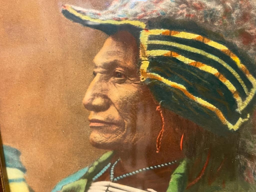 HERMAN HEYN COPYRIGHT COLOR LITHOGRAPHS OF NATIVE AMERICAN SIOUX CHIEFS - 3