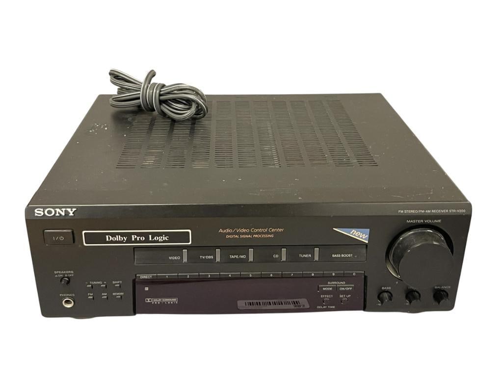 SONY AUDIO / VIDEO CONTROL CENTER / RECEIVER MODEL STR-V200 (1 of 5)