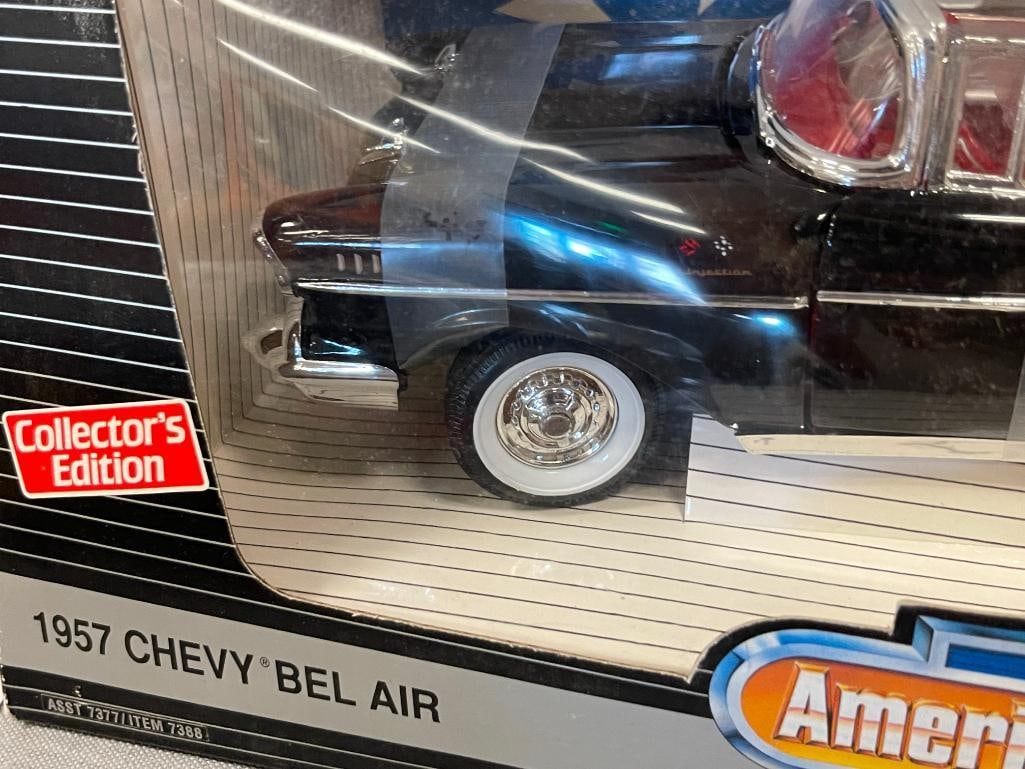 AMERICAN MUSCLE BY ERTL 1/18 DIE-CAST MODEL CAR 1957 CHEVY BEL AIR - 3