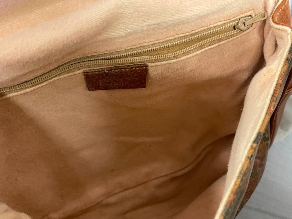 FURLA FLORAL PRINT LEATHER CROSSBODY BAG MADE IN ITALY - 6