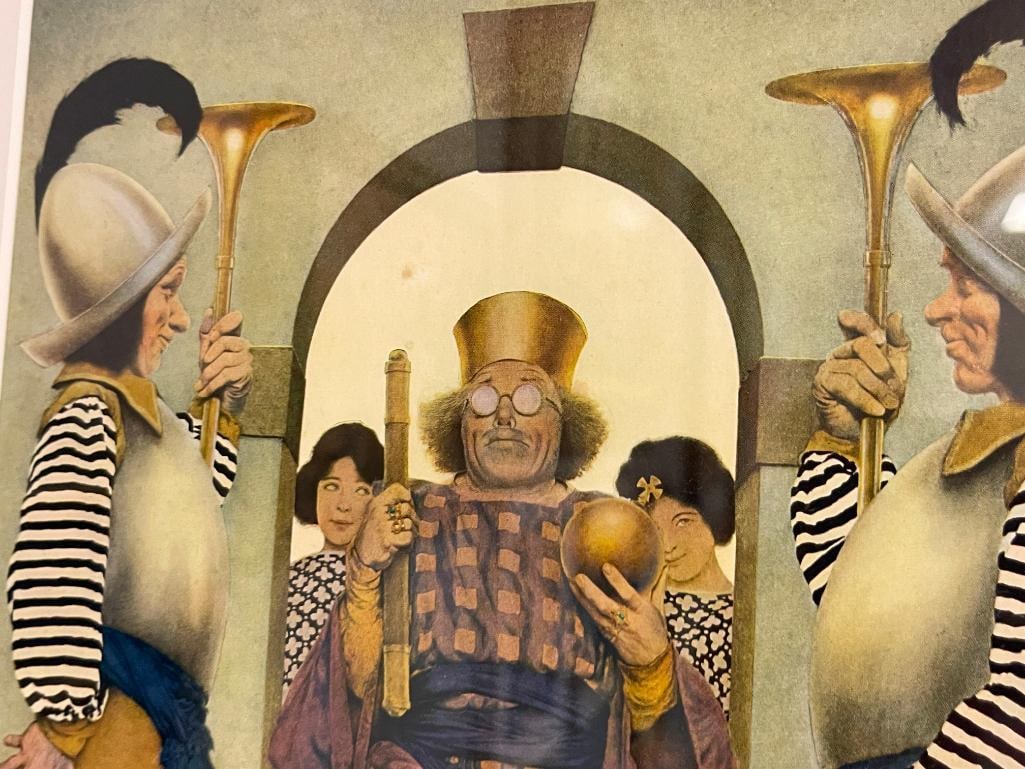 MAXFIELD PARRISH ART DECO NEOCLASSICAL STYLED PRINTS FROM STORYBOOK THE KNAVE OF HEARTS - 3