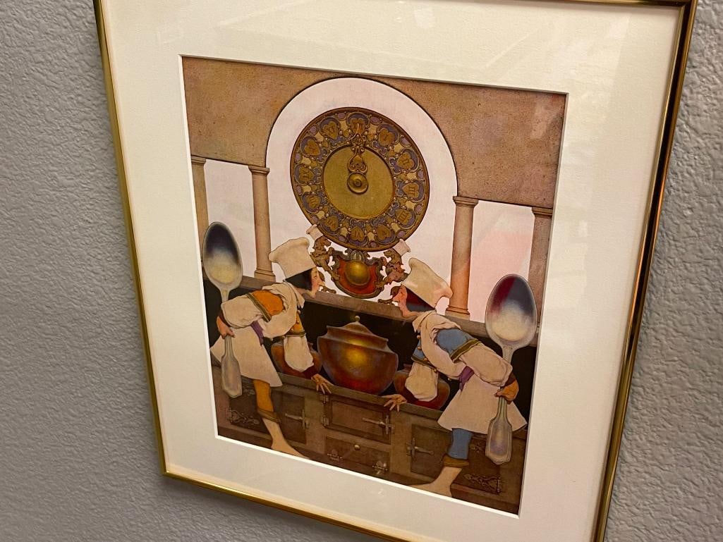 MAXFIELD PARRISH ART DECO NEOCLASSICAL STYLED PRINTS FROM STORYBOOK THE KNAVE OF HEARTS - 5