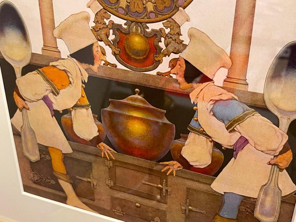 MAXFIELD PARRISH ART DECO NEOCLASSICAL STYLED PRINTS FROM STORYBOOK THE KNAVE OF HEARTS - 6