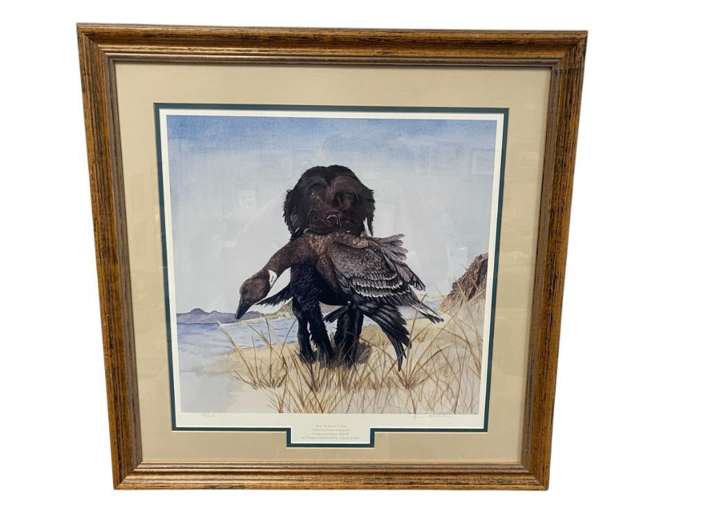 KEVIN E. PACK CALIFORNIA DUCKS UNLIMITED COMPANION ARTIST LIMITED EDITION PRINT TITLED BLUE (1 of 7)