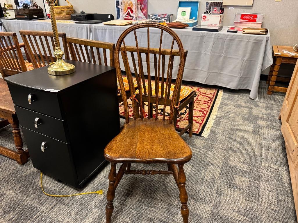 KARPEN EARLY TO MID-20TH CENTURY WINDSOR STYLE SIDE CHAIR - 2