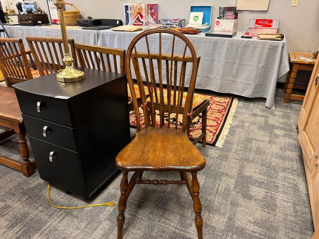 KARPEN EARLY TO MID-20TH CENTURY WINDSOR STYLE SIDE CHAIR - 3