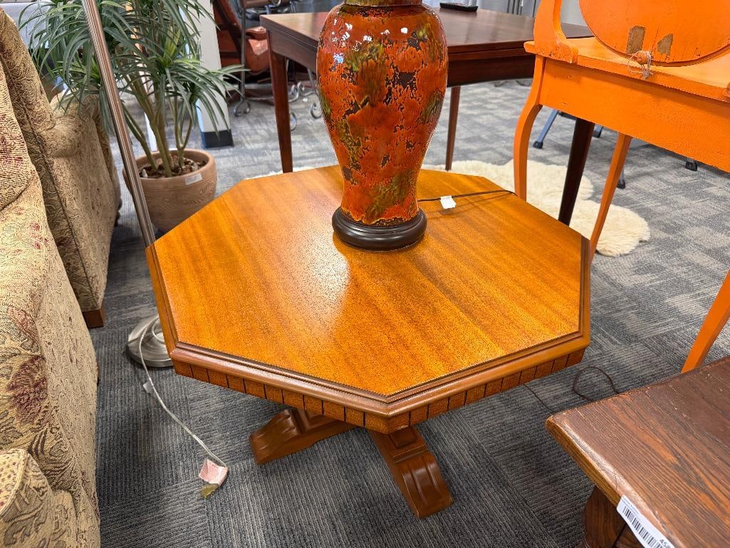 20TH CENTURY GRAND RAPIDS CHAIR CO SOLID OAK EDWARDIAN STYLE STORAGE BENCH - 14