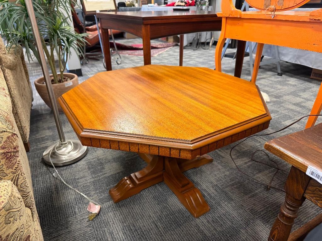 20TH CENTURY GRAND RAPIDS CHAIR CO SOLID OAK EDWARDIAN STYLE STORAGE BENCH - 17