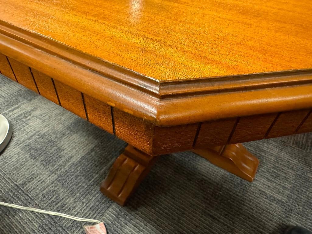 20TH CENTURY GRAND RAPIDS CHAIR CO SOLID OAK EDWARDIAN STYLE STORAGE BENCH - 18