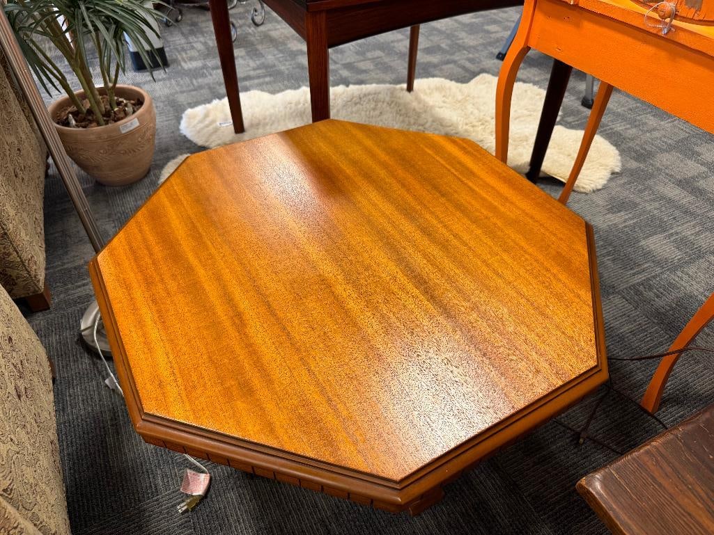 20TH CENTURY GRAND RAPIDS CHAIR CO SOLID OAK EDWARDIAN STYLE STORAGE BENCH - 19