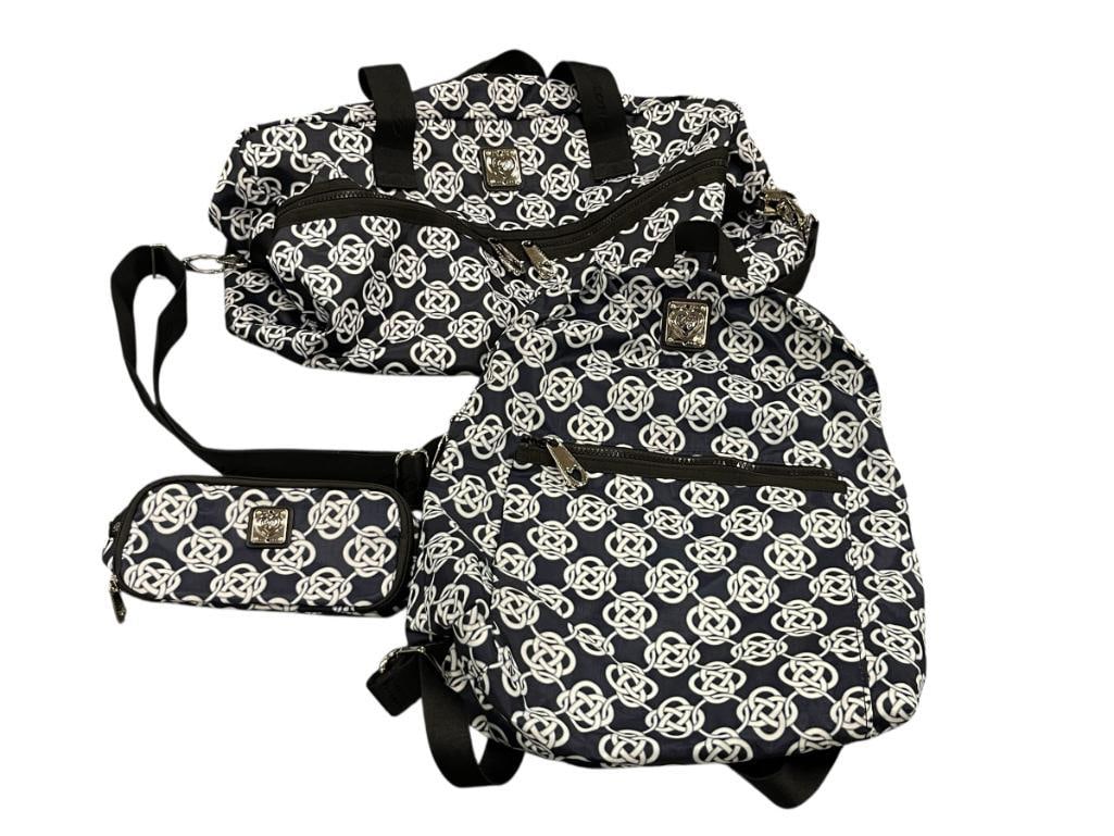 SET OF THREE NEW BRIGHTON TRAVELING BAGS INCLUDING BACKPACK, DUFFLE BAG, AND SMALL CASE (1 of 13)
