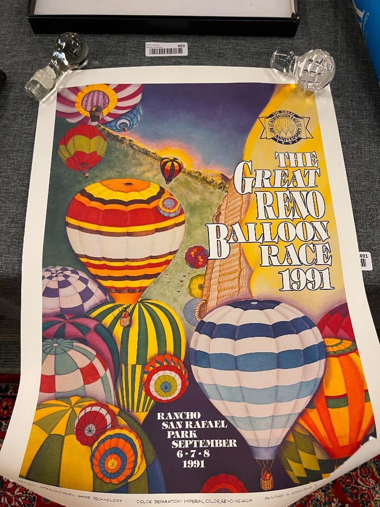 1991 THE GREAT RENO BALLOON AIR RACES PRINT - 2