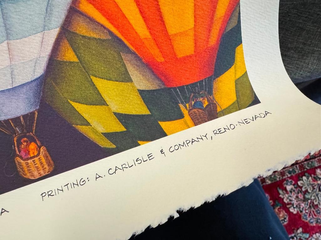 1991 THE GREAT RENO BALLOON AIR RACES PRINT - 8