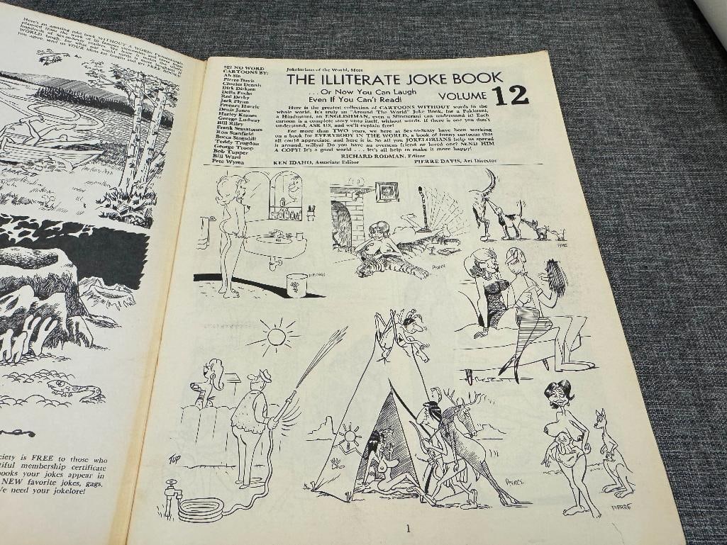 1969 " THE ILLITERATE JOKE BOOK #12 " A SEX TO SEXTY SPECIAL BY SRI PUBLISHING - 8