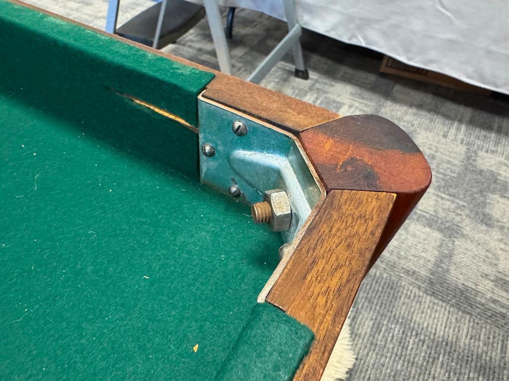 VINTAGE MID-CENTURY DANISH ROSEWOOD SWIVEL TOP GAMING TABLE - 9