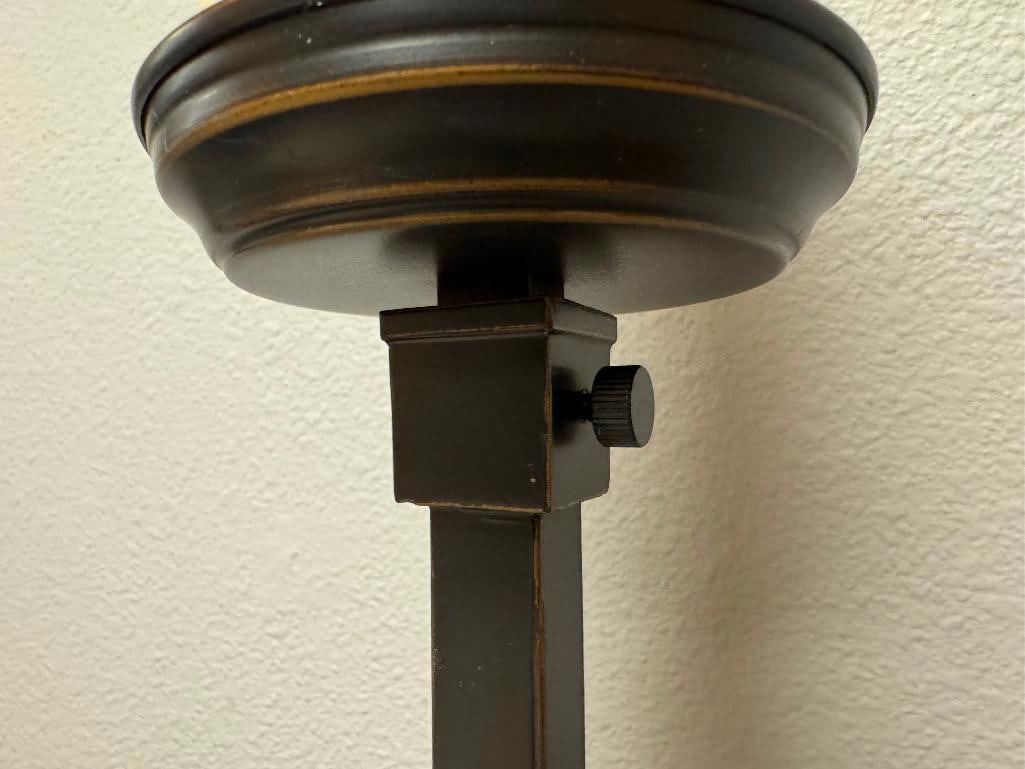 UNIQUE FIGURAL CANDLESTICK ELECTRIC TABLE LAMP BY POTTERYBARN - 5