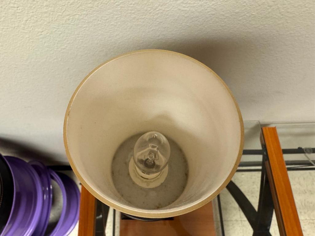 UNIQUE FIGURAL CANDLESTICK ELECTRIC TABLE LAMP BY POTTERYBARN - 7