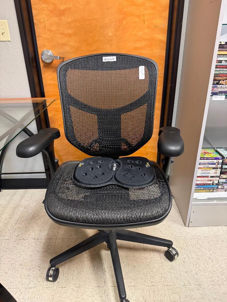 OFFICE DEPOT EXECUTIVE MESH TASK OFFICE CHAIR WITH GELCO PADDED SEAT INSERT - 3
