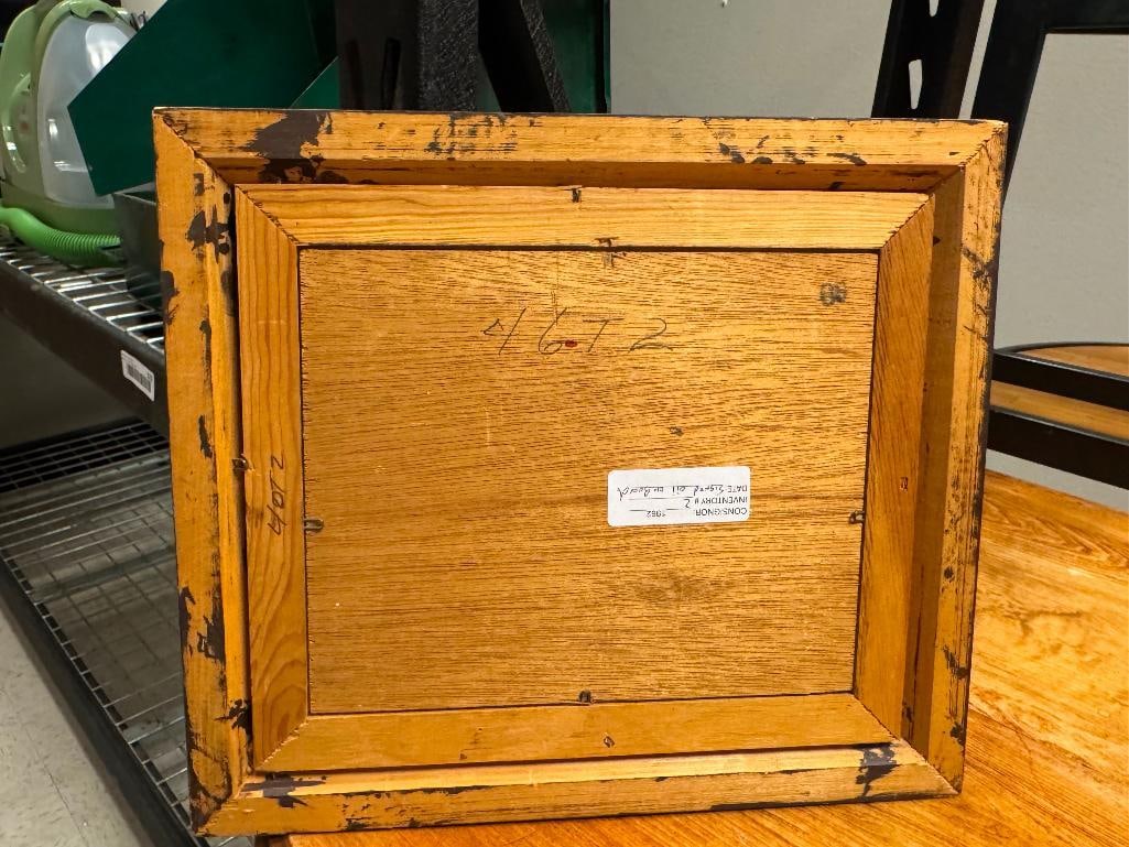 ORIGINAL OIL ON CANVAS PAINTING OF NEVADA LANDSCAPE WITH BARN SIGNED BY MARILYN ROYLE MELTON - 7