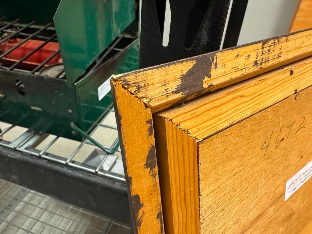 ORIGINAL OIL ON CANVAS PAINTING OF NEVADA LANDSCAPE WITH BARN SIGNED BY MARILYN ROYLE MELTON - 8