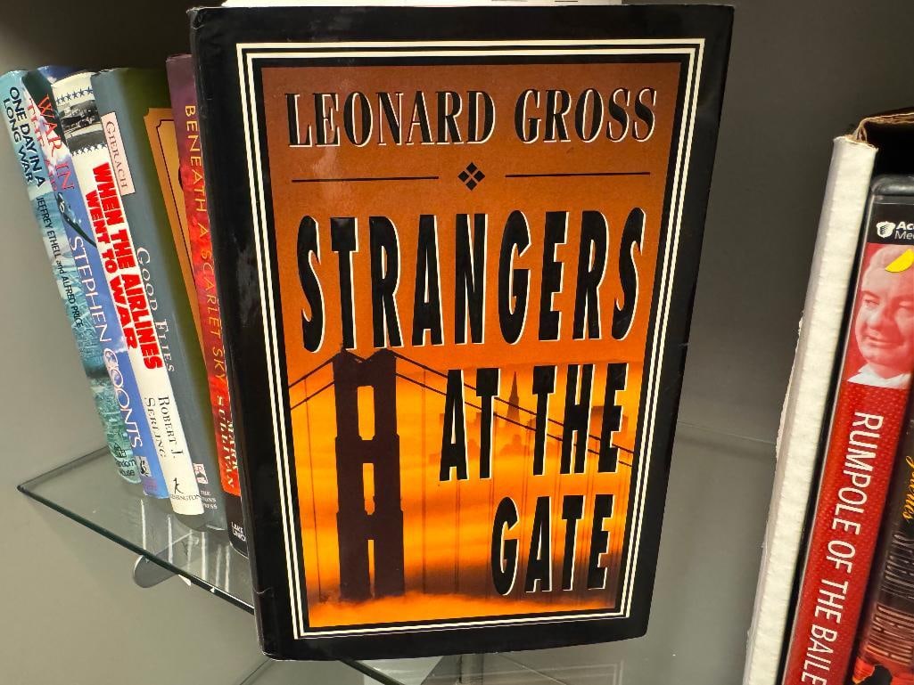 SEVEN COLLECTIBLE HARD COVER BOOKS INCLUDING " THE BASEBALL 100 " AND " STRANGERS AT THE GATE " - 3