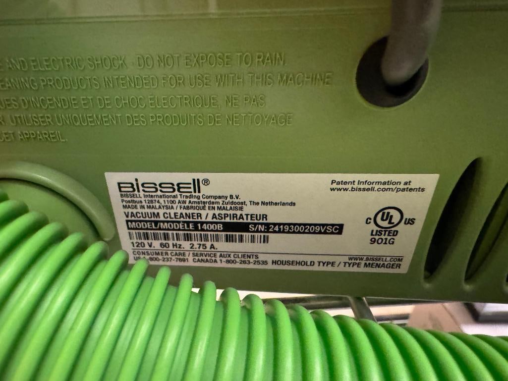 BISSELL LITTLEGREEN MULTI-PURPOSE CARPET AND UPHOLSTERY CLEANER MODEL 1400B - 8