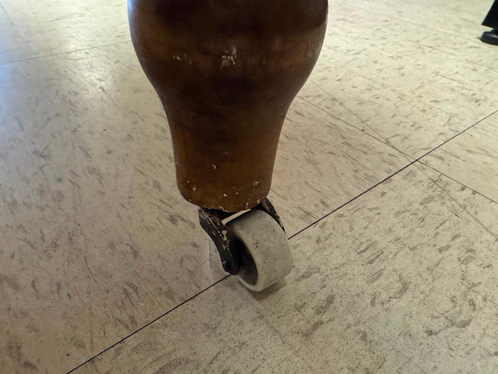 ANTIQUE 19TH CENTURY FIVE LEG LOUIS PHILIPPE STYLE WRITING TABLE / DIMINUTIVE FARMHOUSE DINING TA... - 7