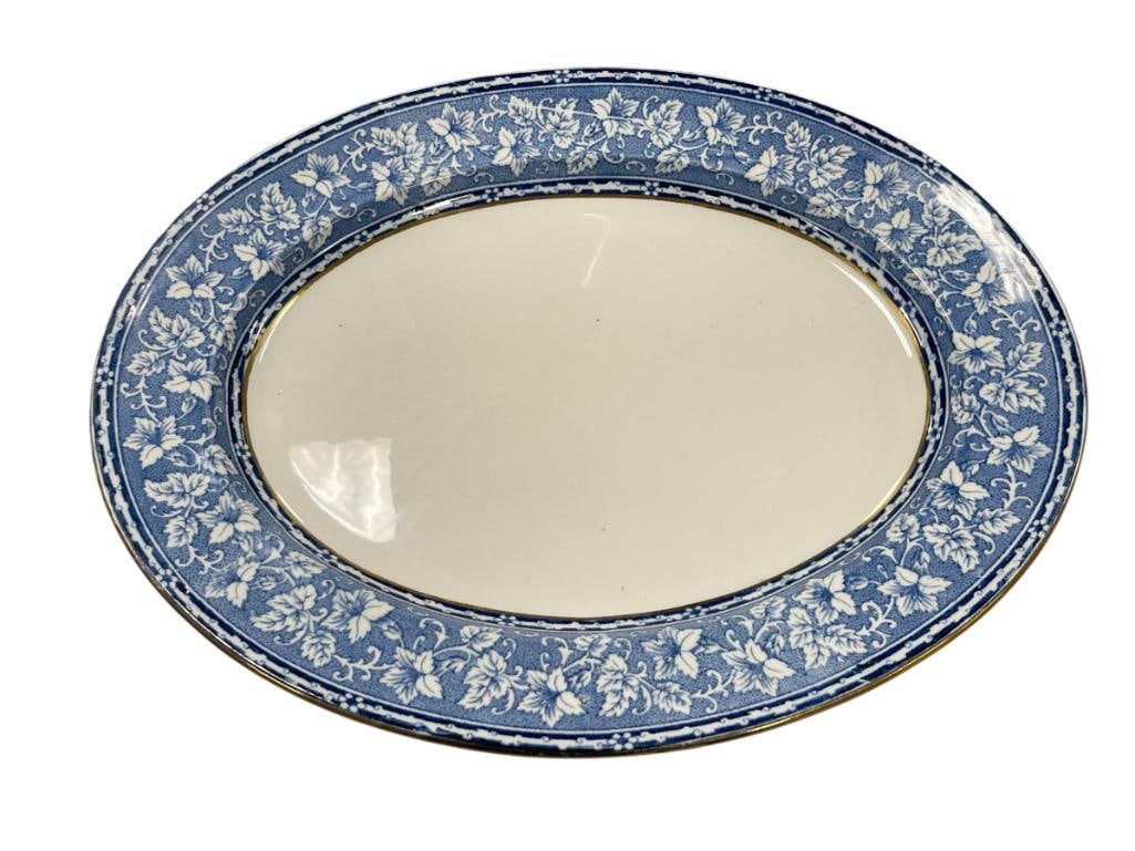 CETEM WARE MALTESE EDWARDIAN ERA BLUE AND WHITE LARGE SEERVING PLATTER (1 of 10)