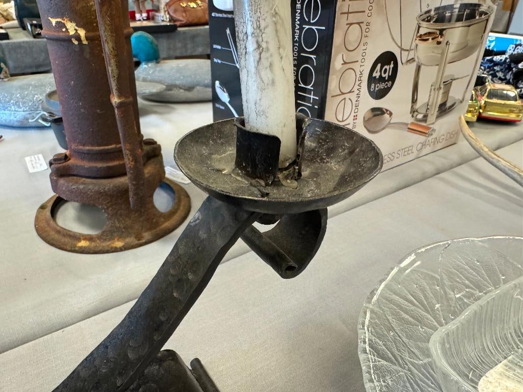 VINTAGE TIROLER HEIMATWERK AUSTRIAN HAND CRAFTED CANDLESTICK HOLDER - 7