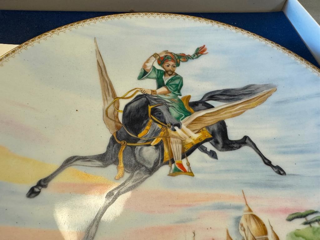 SIX ASSORTED COLLECTOR PLATES WEDGWOODINDEPENDENCE DAY PLATE, LIMOGES PORCELAIN PLATE - 15